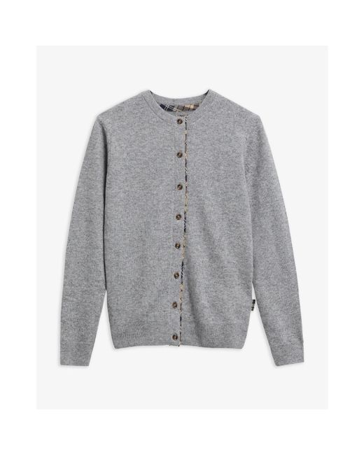 Barbour Gray Pendle Cardigan