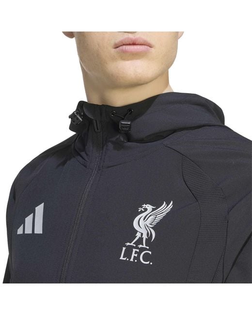 Adidas Black Liverpool Tiro Jacket for men