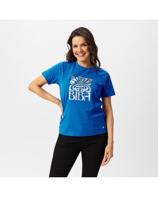 Biba Blue Logo T-Shirt