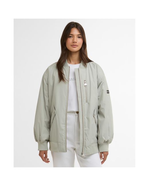 Barbour Gray Kuala Showerproof Jacket