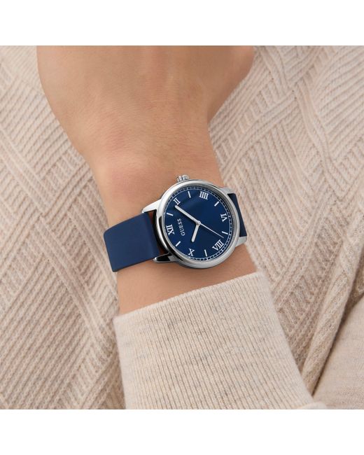 Guess Blue Chandler Analogue Quartz Watch for men