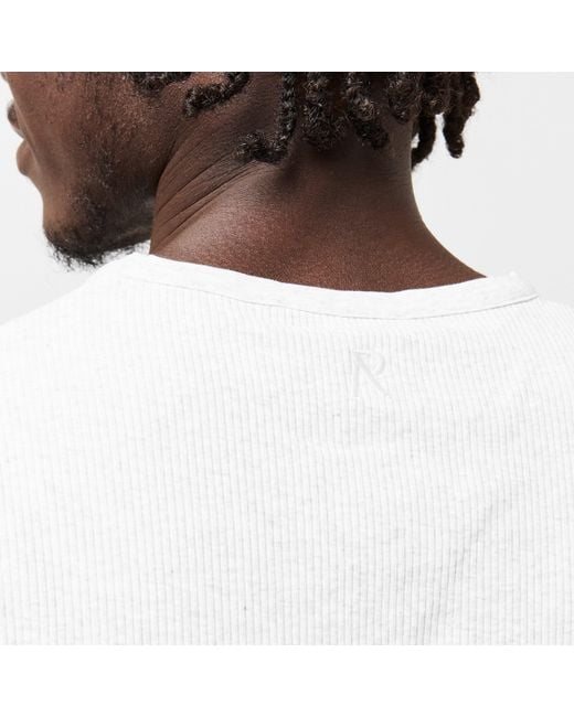 Represent White Racerback Vest for men