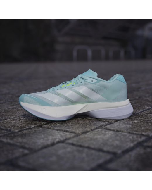 Adidas Blue Adizero Boston 13 Road Running Shoes