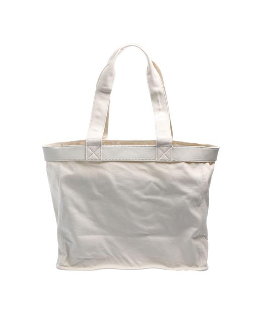HUGO Gray Becky Canvas Tote Bag