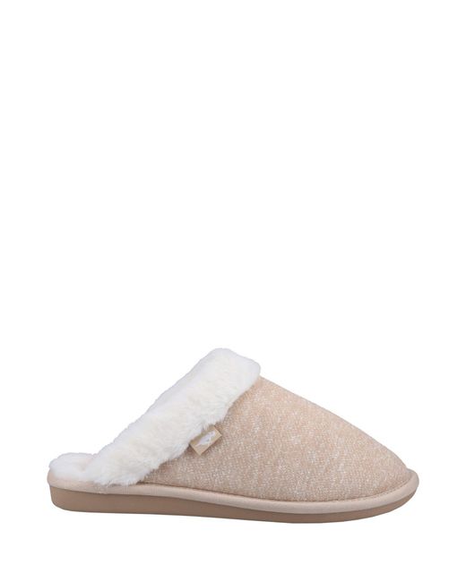 Rocket Dog Natural Rosie Skirball Jersey Mule Slippers