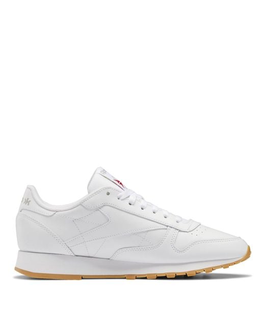 Reebok White Classic Leather Trainers for men