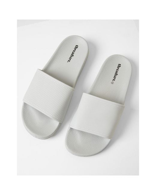 Threadbare Gray Arlo Flat Sandal for men