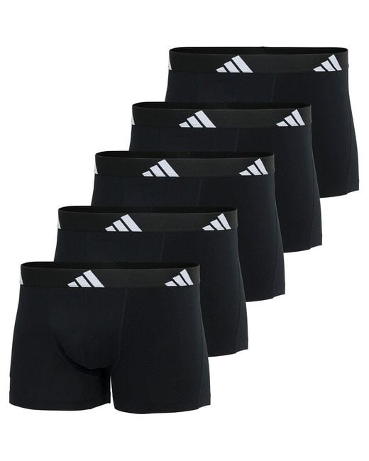 Adidas Black Trunk (5Pk) for men