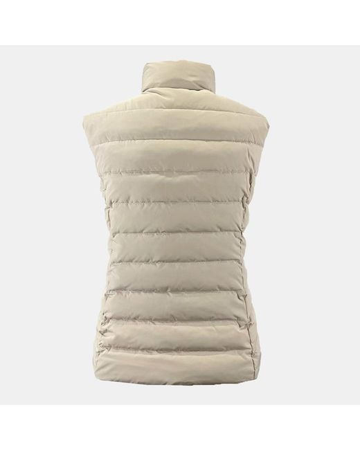Jack Wills Natural Badwell Lightweight Waterproof Puffer Gilet
