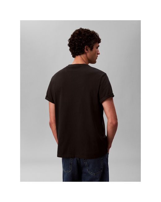 Calvin Klein Black Monogram T-Shirt for men