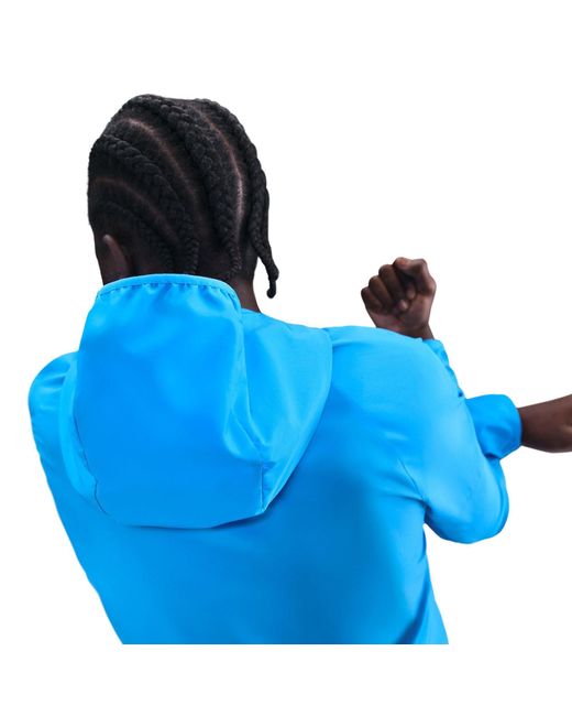 Nike Blue Miler Repel Running Jacket for men