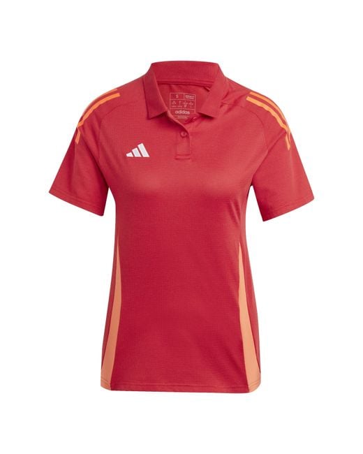 Adidas Tiro24 Collared Neck Short Sleeve Polo Shirt
