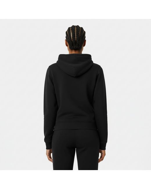Jack Wills Black Hunston Logo Zip Hoodie