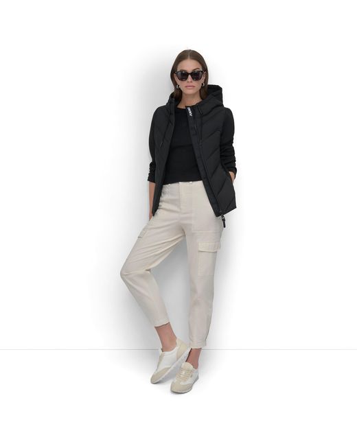 DKNY Black Multi-Purpose Hybrid Jacket