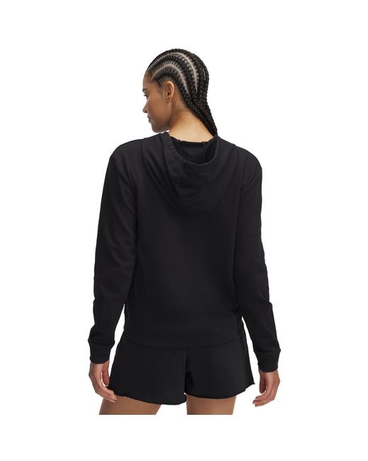 Under Armour Black Rival Terry Over The Head Hoodie