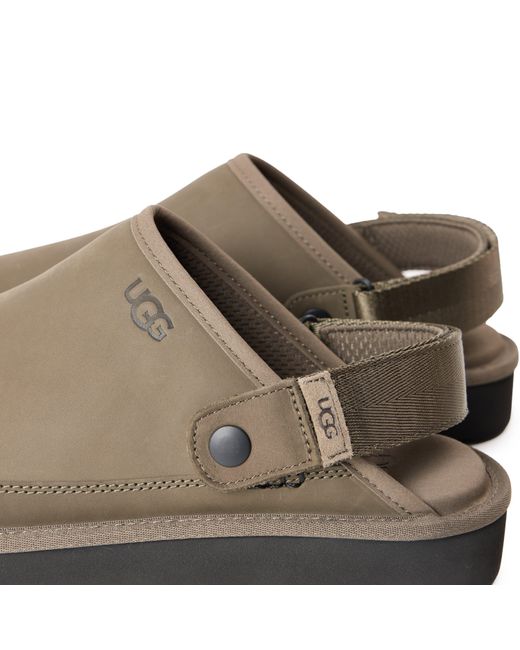 Ugg Brown Gldncoast Goldencoast Cotton Flat Mules for men