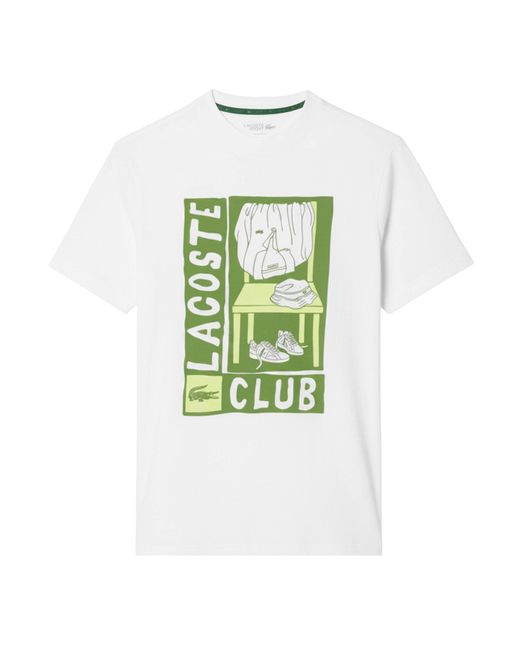 Lacoste Green Short Sleeve Performance T-Shirt for men