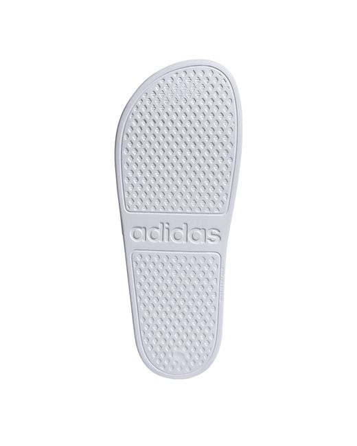 Adidas White Adilette Aqua Slide