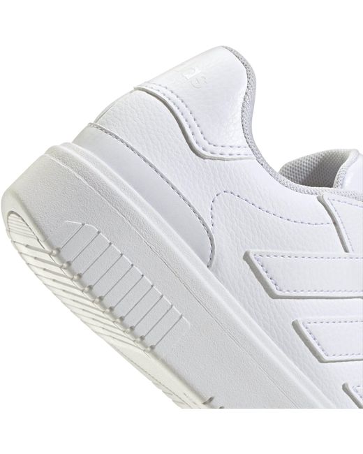 Adidas White Courtblock Trainers