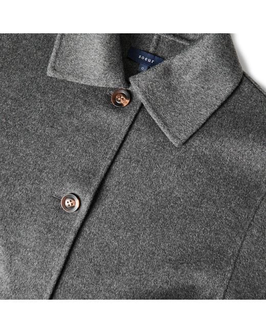Soeur Blue Pea Coat