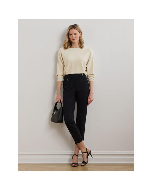 Ralph Lauren Black Zinleah Straight Leg Trouser
