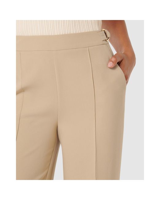 Forever New Natural Mila D-Ring Wide Leg Pants