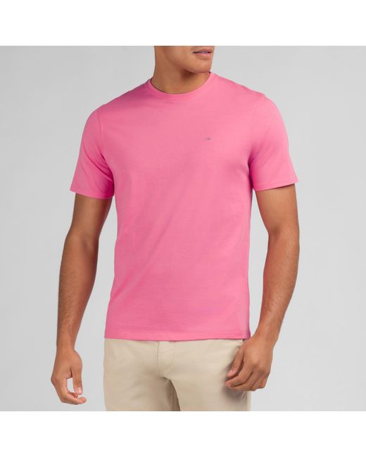 Eden Park Pink Short-Sleeved T-Shirt for men