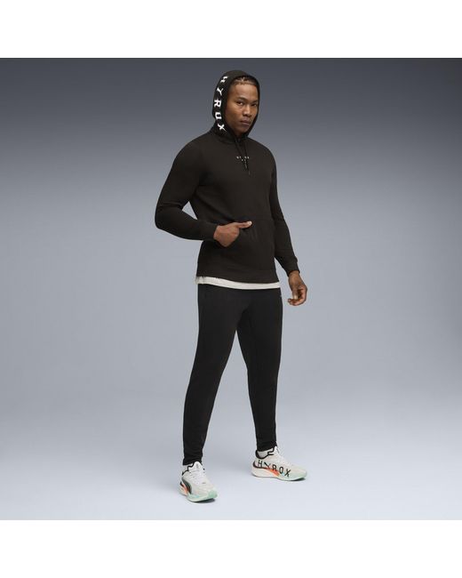 PUMA Black X Hyrox Heavyweight Performance Hoodie for men