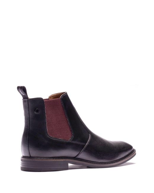 Base London Purple Kensington Chelsea Boot for men