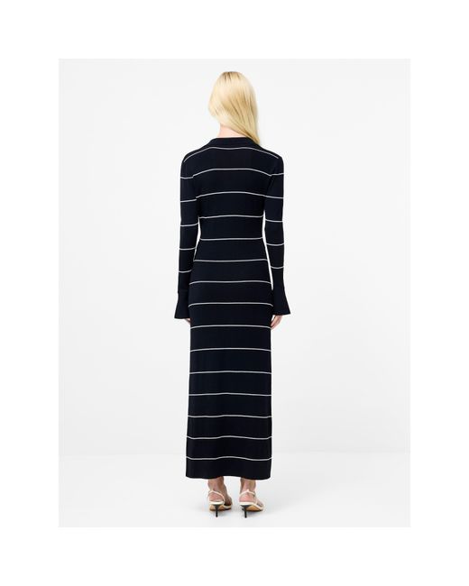 French Connection Blue Ottie Knitted Jumper Dress