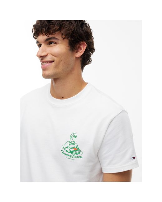 Tommy Hilfiger White Tj Nvtly Pizza T Sn64 for men