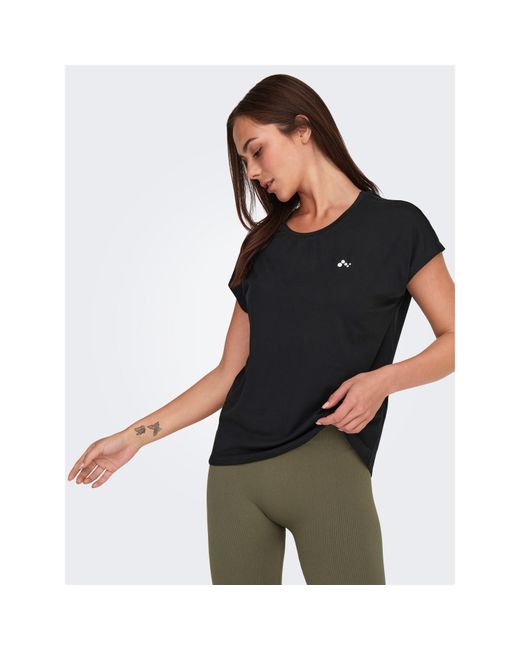 Only Play Black Life Short-Sleeve Loose Training T-Shirt