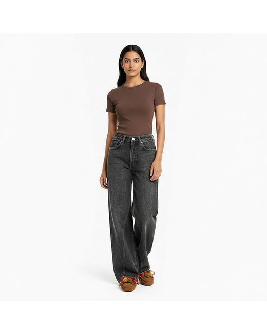 Nokwol Brown Coco Fur Flat Mules
