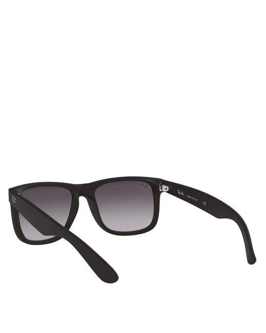 Ray-Ban Gray Justin Square Sunglasses