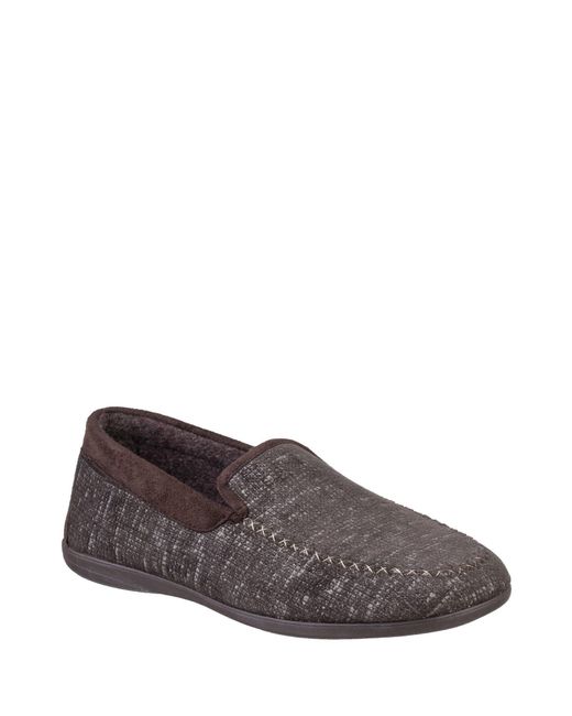 Cotswold Brown Stanley Loafer Slipper for men