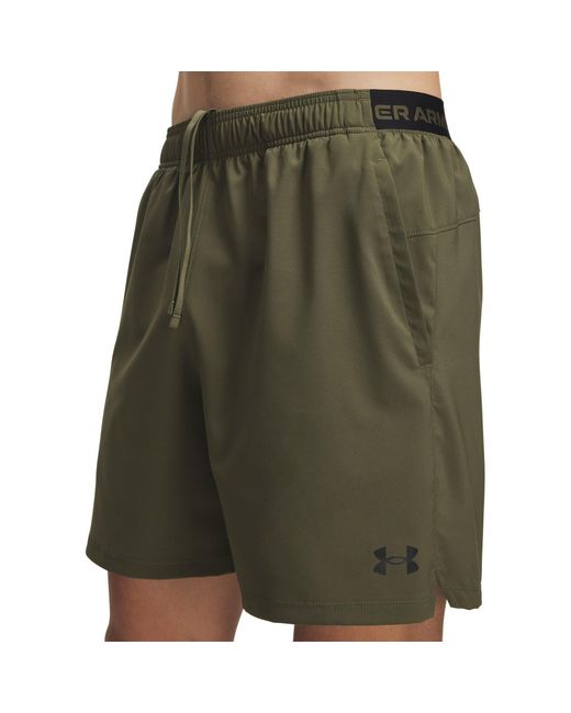 Under Armour Green Ua Vanish Woven 6In Shorts for men