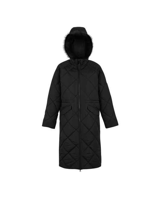 Regatta Black Freyla Water Resistant Insulated Quilted Jacket