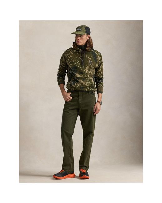 Polo Ralph Lauren Green Palm-Camo Double Knit Hoodie for men