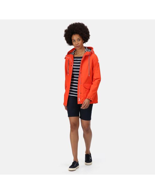 Regatta Red Bayarma Breathable Long Sleeve Waterproof Jacket