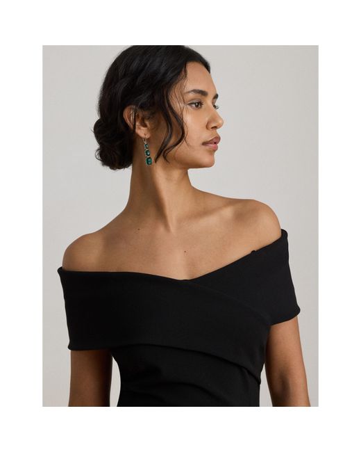 Ralph Lauren Black Lrl Knit-Gown-Dresse Ld64