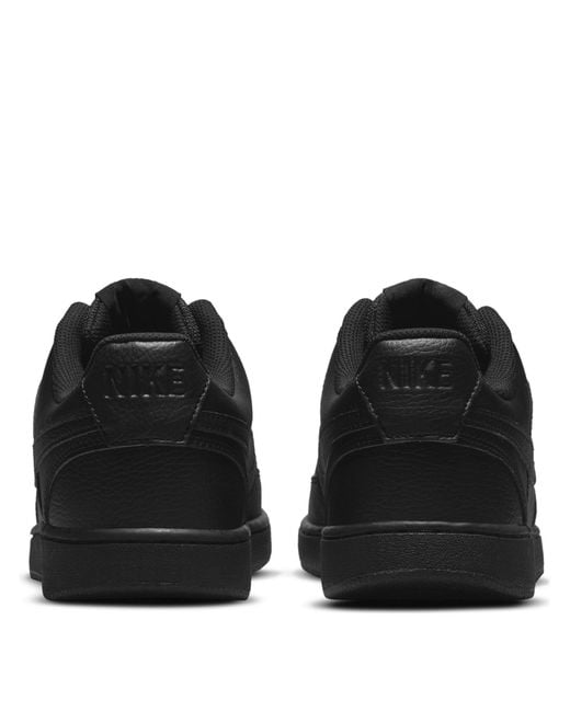 Nike Black Court Vision Low Trainers for men
