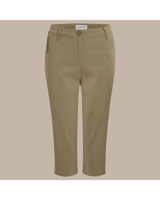 Craghoppers Natural Kiwi Pro Iii Cropped-Leg Trousers