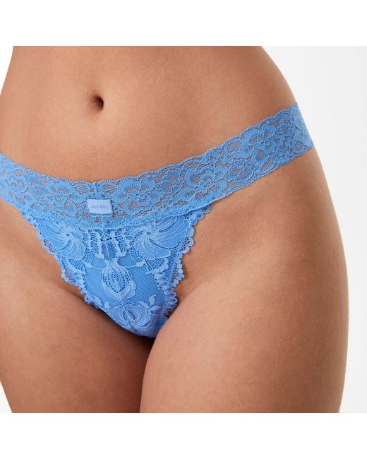 Jack Wills Blue Daisy Thong