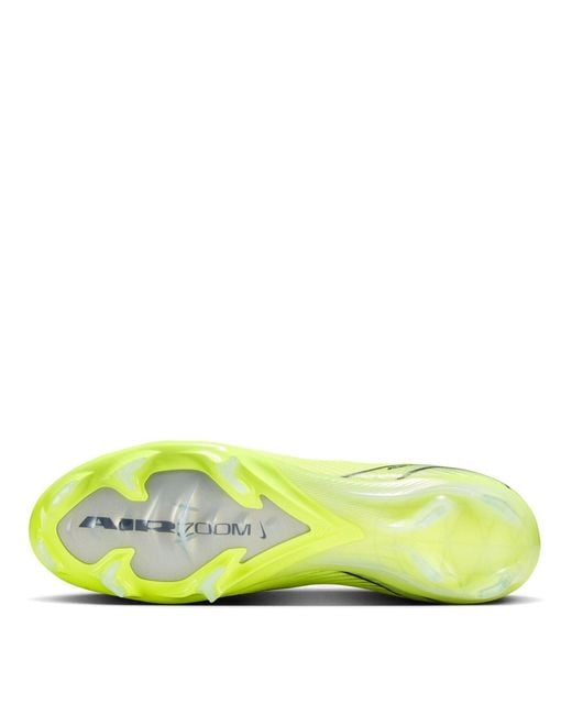 Nike Yellow Mercurial Superfly 10 Elite Firm Ground Boots for men