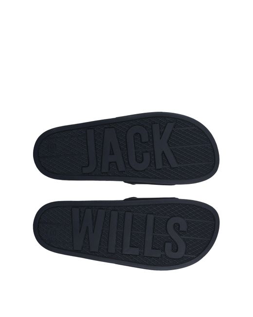 Jack Wills Blue Logo Sliders