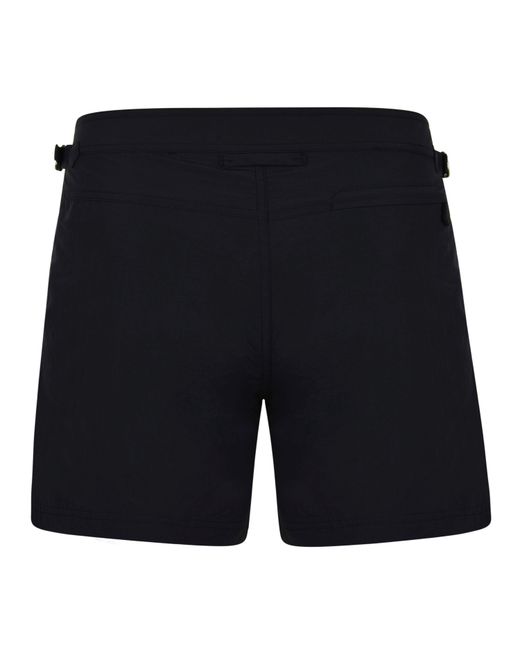 Tom Ford Blue Compact Poplin Swim Shorts for men