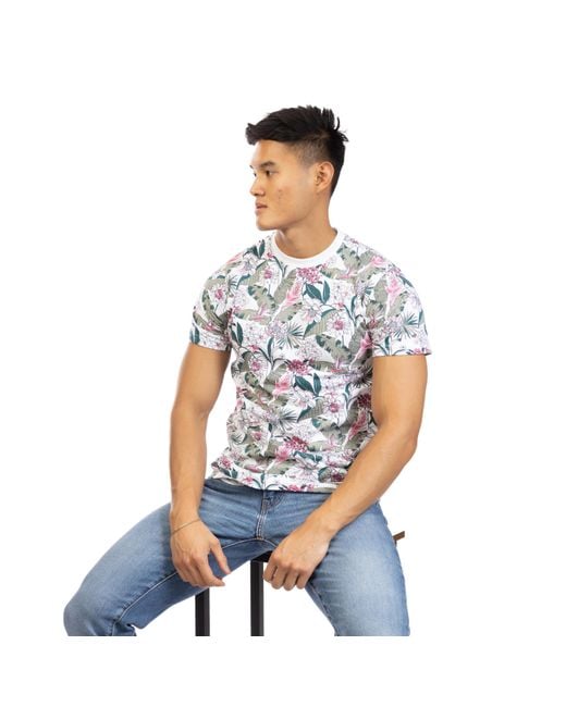 Peter Werth White Leckonby T-Shirt for men