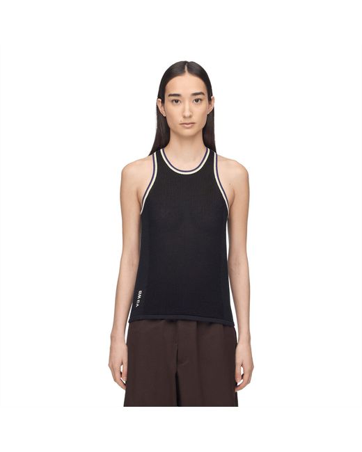 Adidas Originals Black By Wales Bonner X Y3 Knit Tank Top for men
