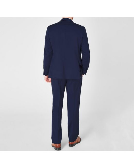 Ted Baker Blue Perthjr Twill Suit Jacket for men