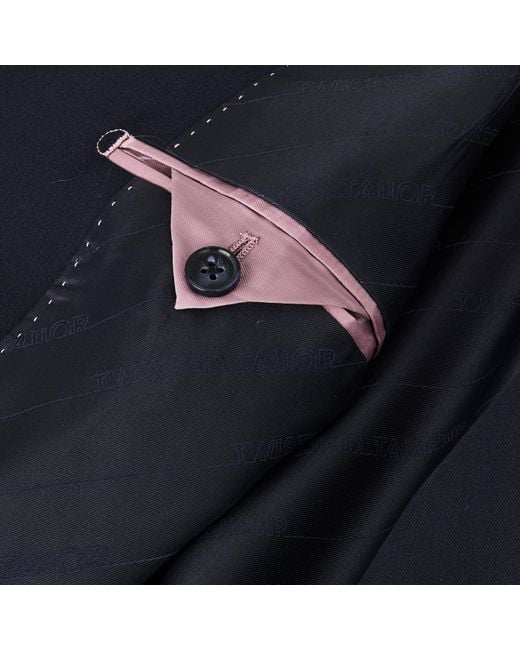 Twisted Tailor Blue Ellroy Double Breasted Jacket for men